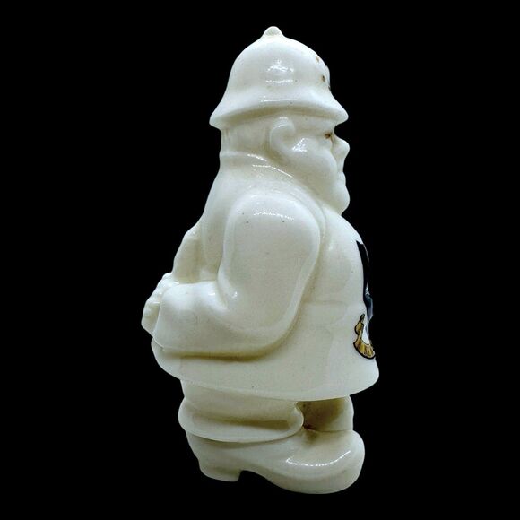 Vtg Savoy China Heraldic Porcelain Policeman Figurine with New Quay Crest 4” H - Picture 3 of 12